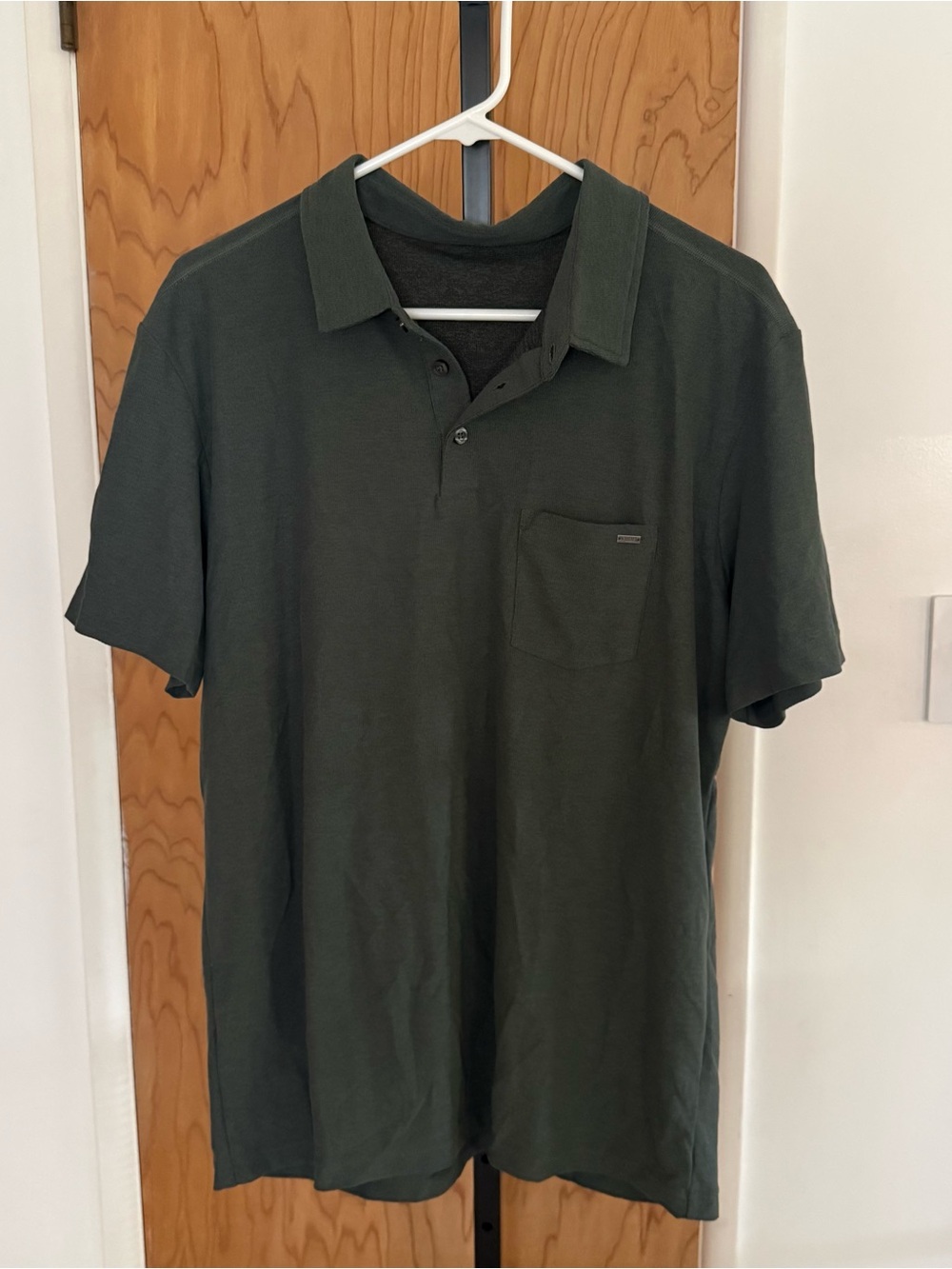 Vuori Ace Polo shirt grey green  size L